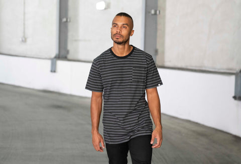 Evolve Blaze Striped Crew Tee